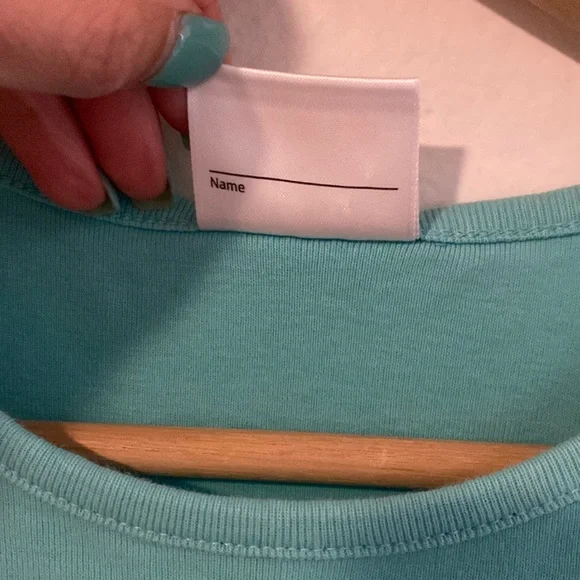 Hanna Andersson Cotton Blue Turquoise Tiered Ruffle Tank Dress Size US Size 10 - Picture 6 of 8